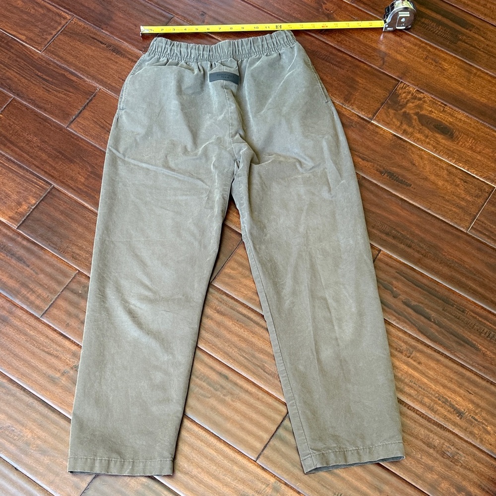 Essentials Olive Green Relaxed Fit Chinos